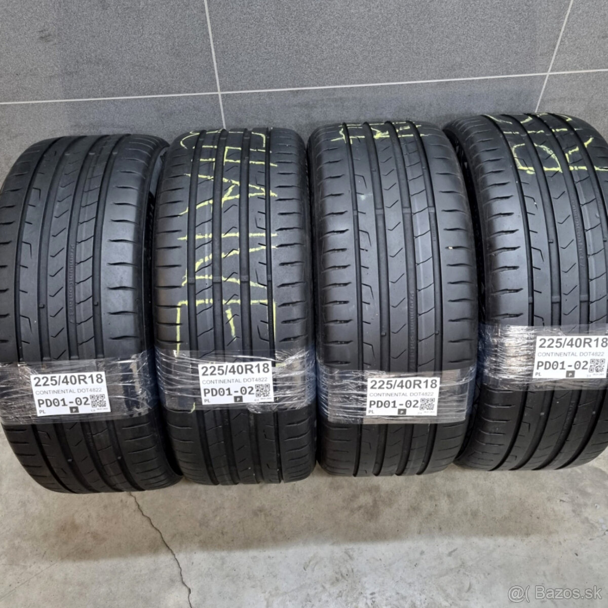 Letné pneumatiky 225/40 R18 CONTINENTAL