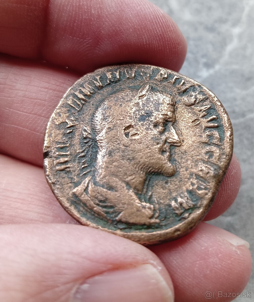 Rímska antická minca sestertius Maximinus Thrax 235-238