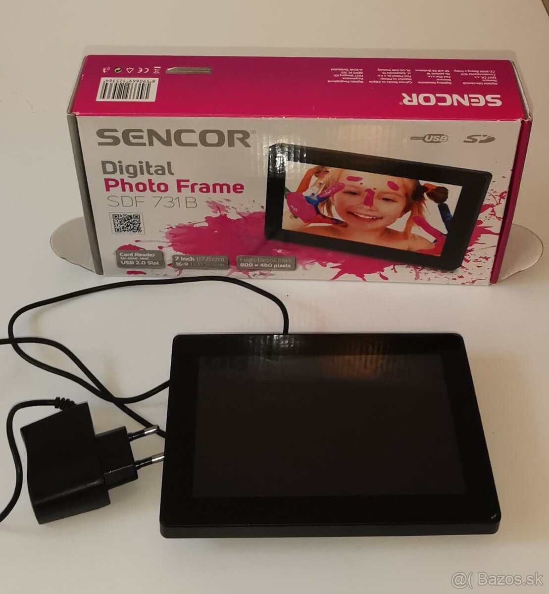 Digitálny fotorámik Sencor