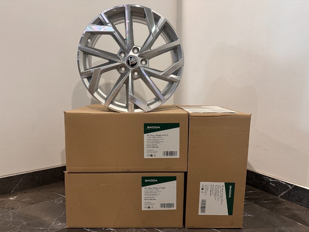 ✅ 5x112 r18 skoda octavia 3 - 4 avior nove disky