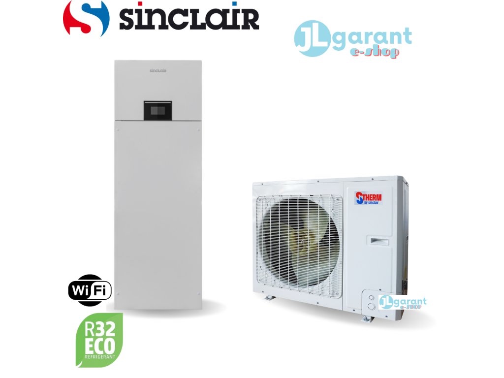 tepelné čerpadlo 16 kw,zostava SINCLAIR S-THERM 4