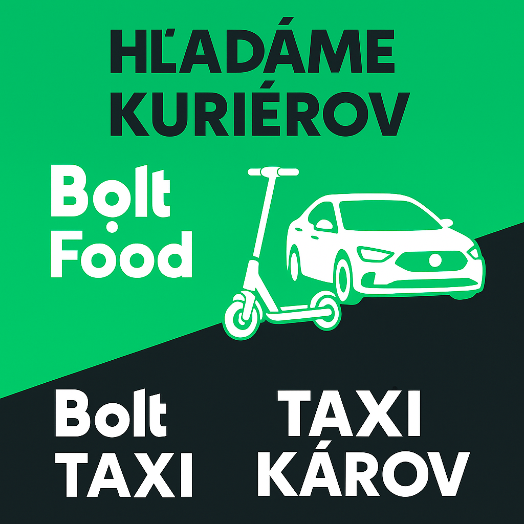 Bolt Food/TAXI – flotila s výhodnými podmienkami