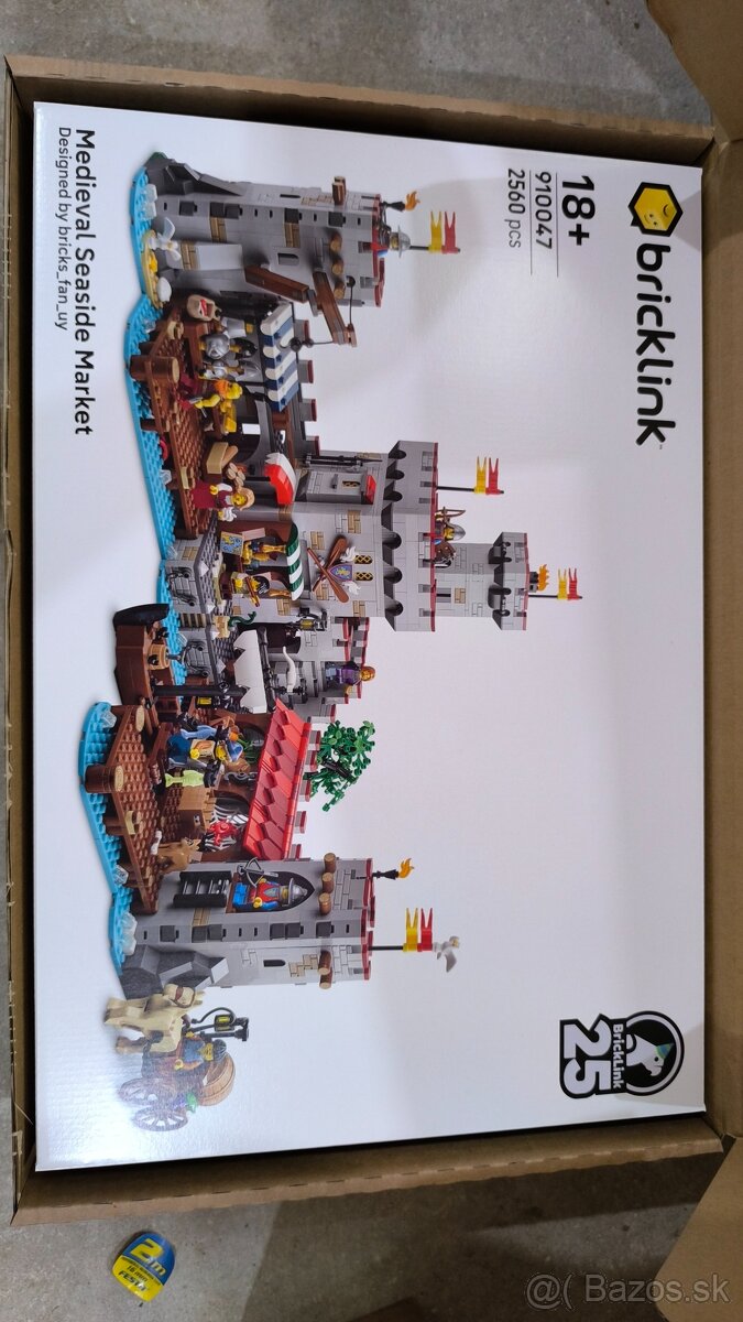 Lego Bricklink medieval seaside market 910047