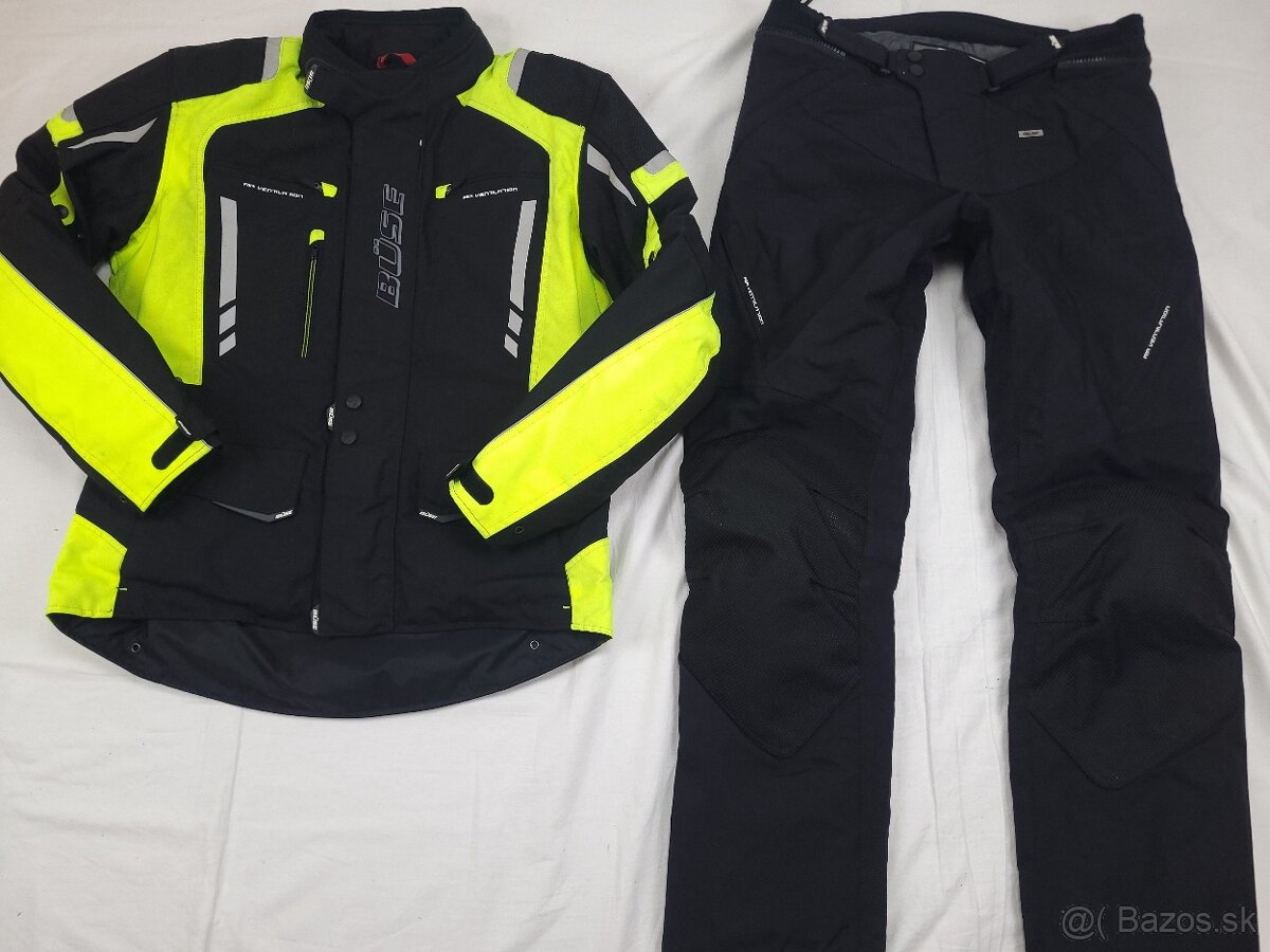 Büse Torino Pro Neon pánska textilná moto kombinéza 52 L