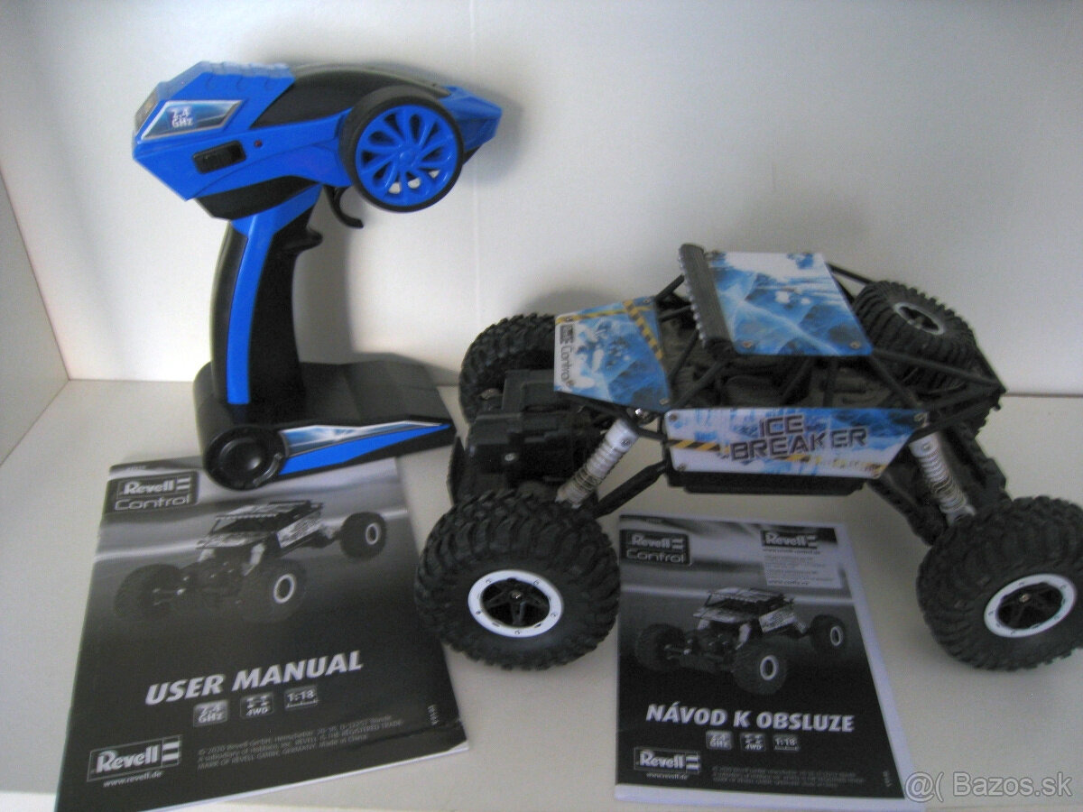 RC modely auto + vrtuľník