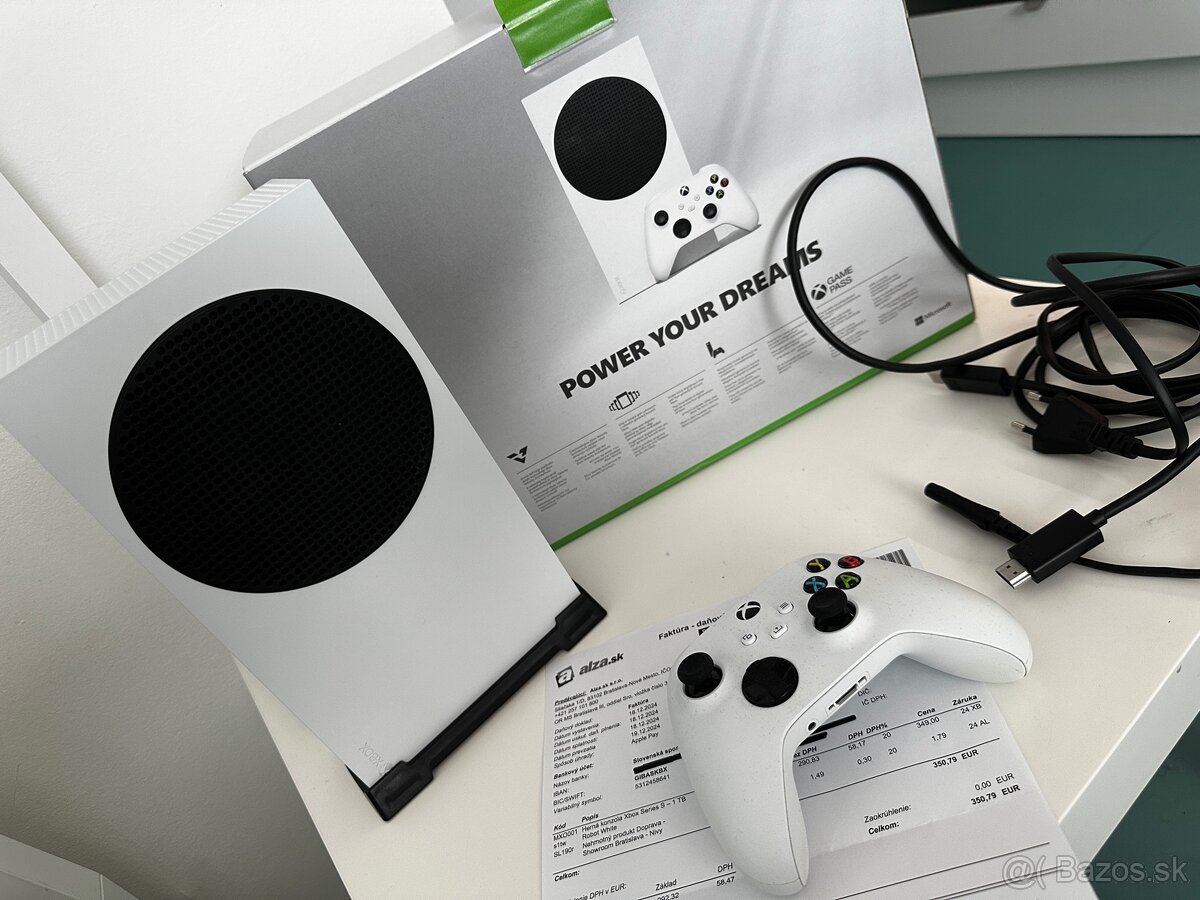 XBOX SERIES S 1 TB (ešte 15 M záruka)