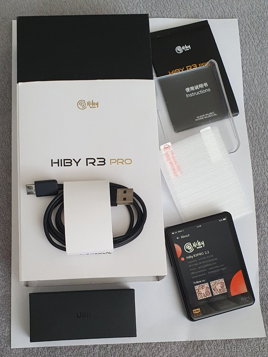 HIBY R3 PRO Hi-Res audio