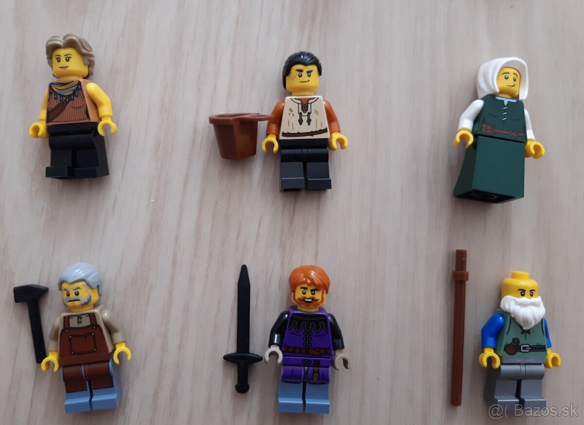 Predám LEGO mix figúrok sedliakov/dedinčanov/sedlákov 1