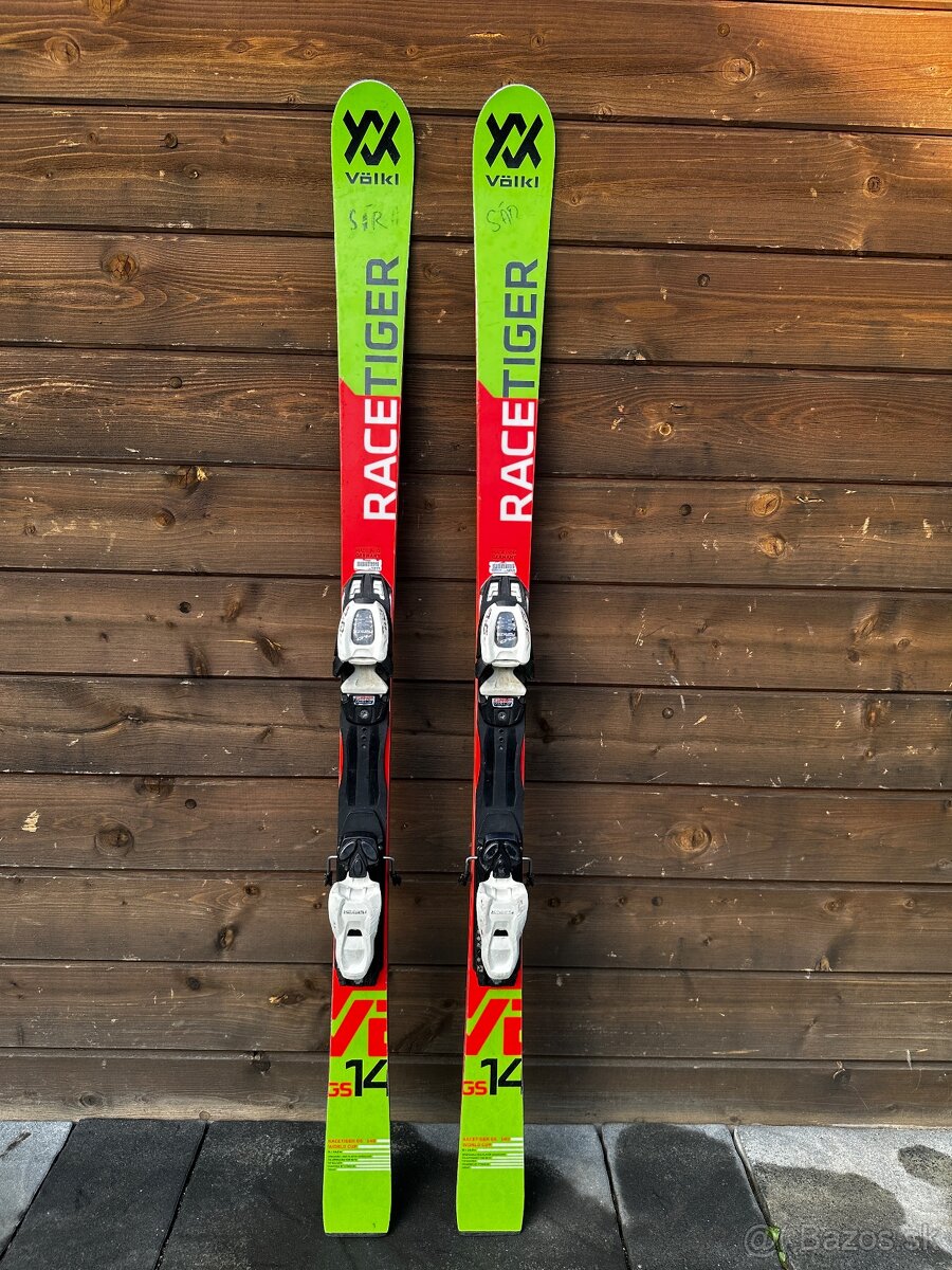 Detské lyže VÖLKL RACETIGER 140 + lyžiarky DALBELLO 225 mm