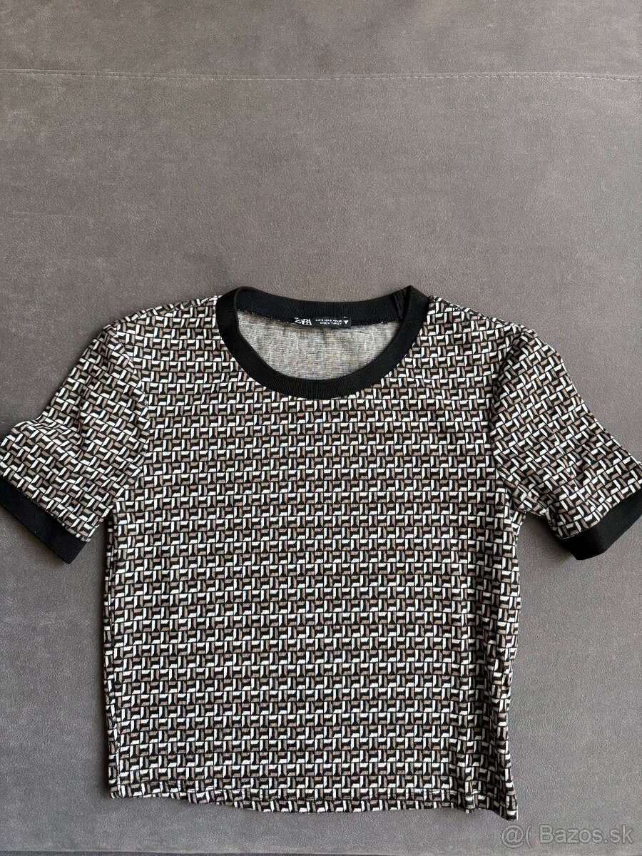 ZARA tricko s kratkym rukavom, velkost S