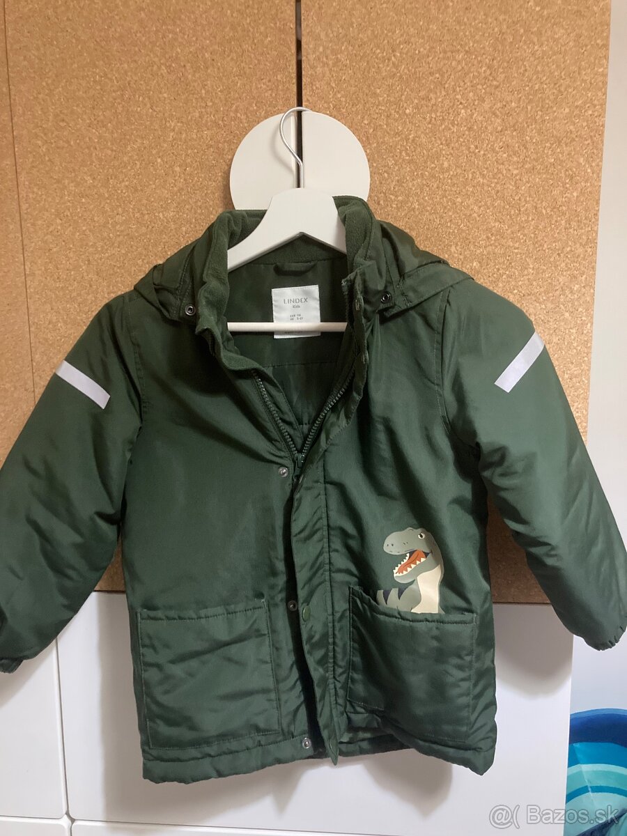 Chlapcenska zimna bunda vel.116 , Lindex