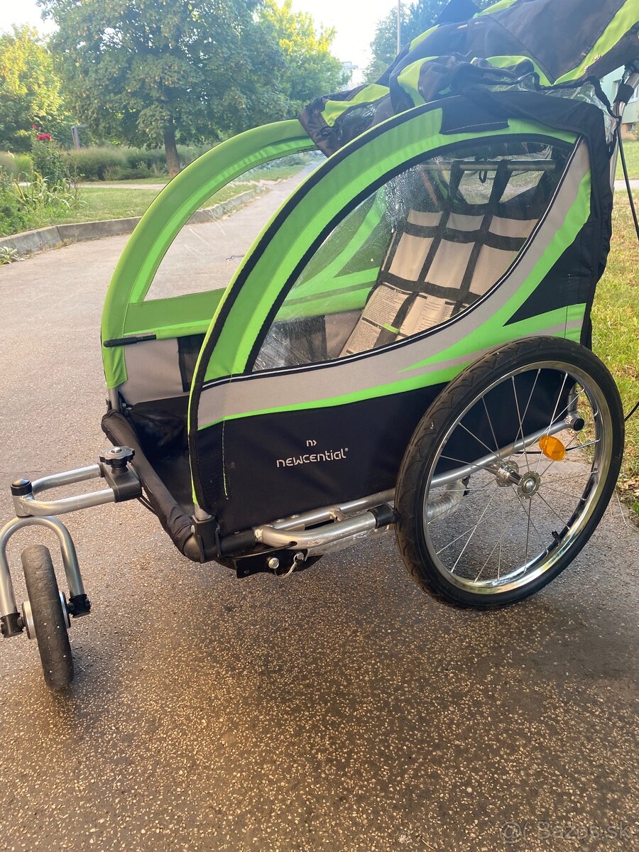 Cyklovozík, kočík pre 2 deti