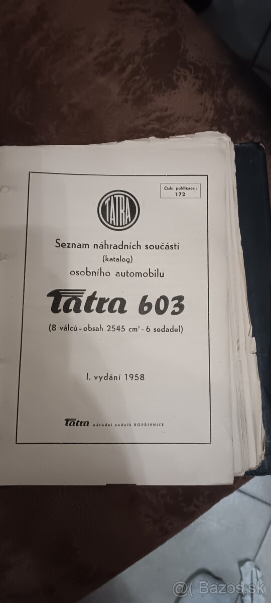 Katalog dielov tatra 613