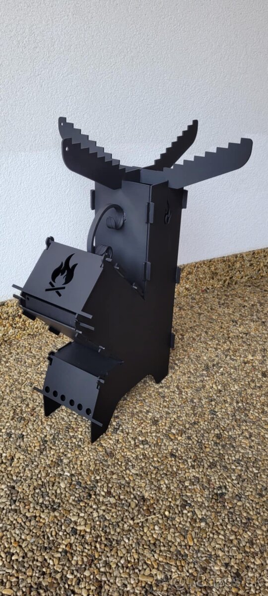 Raketová pec,záhradný gril.