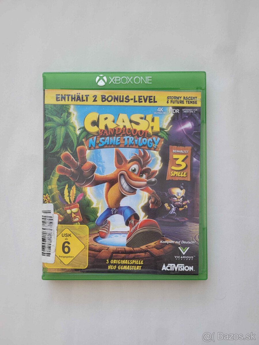 Crash Bandicoot N Sane Trilogy Xbox One