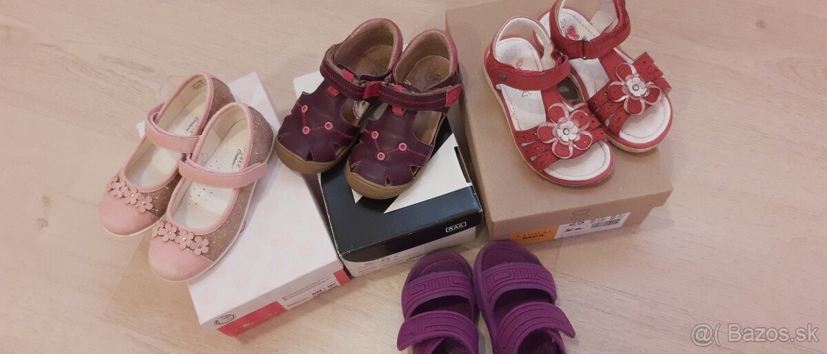 Dievčenské sandále, topánky