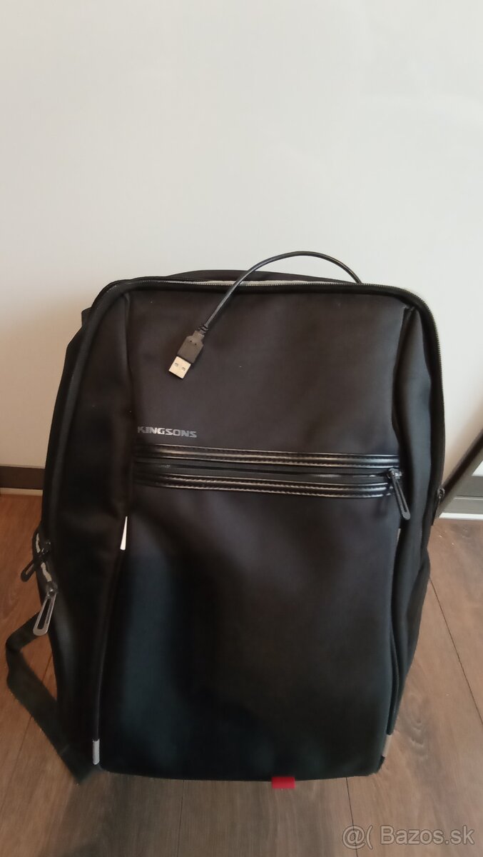 Batoh - Kingsons Business Travel Laptop Backpack 17" čierny