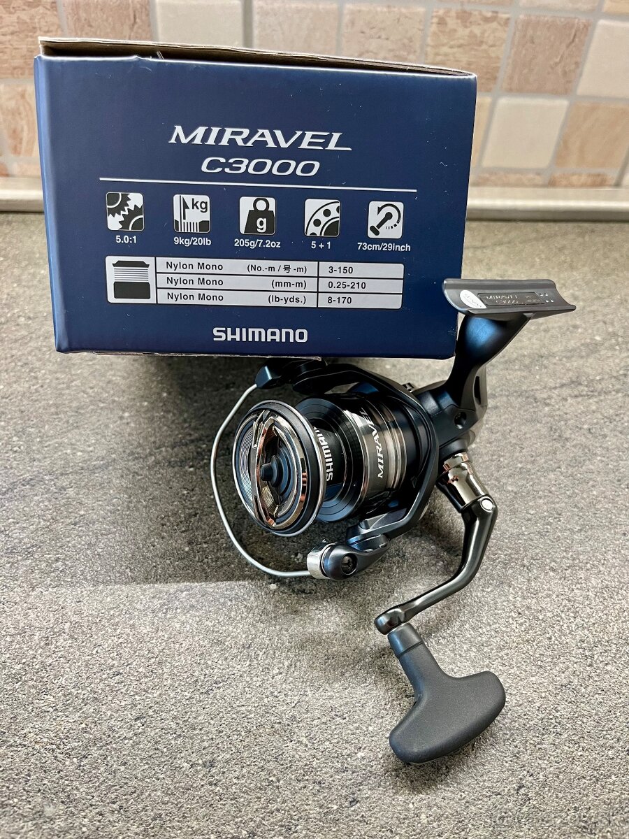 navijak shimano Miravel c3000 novy