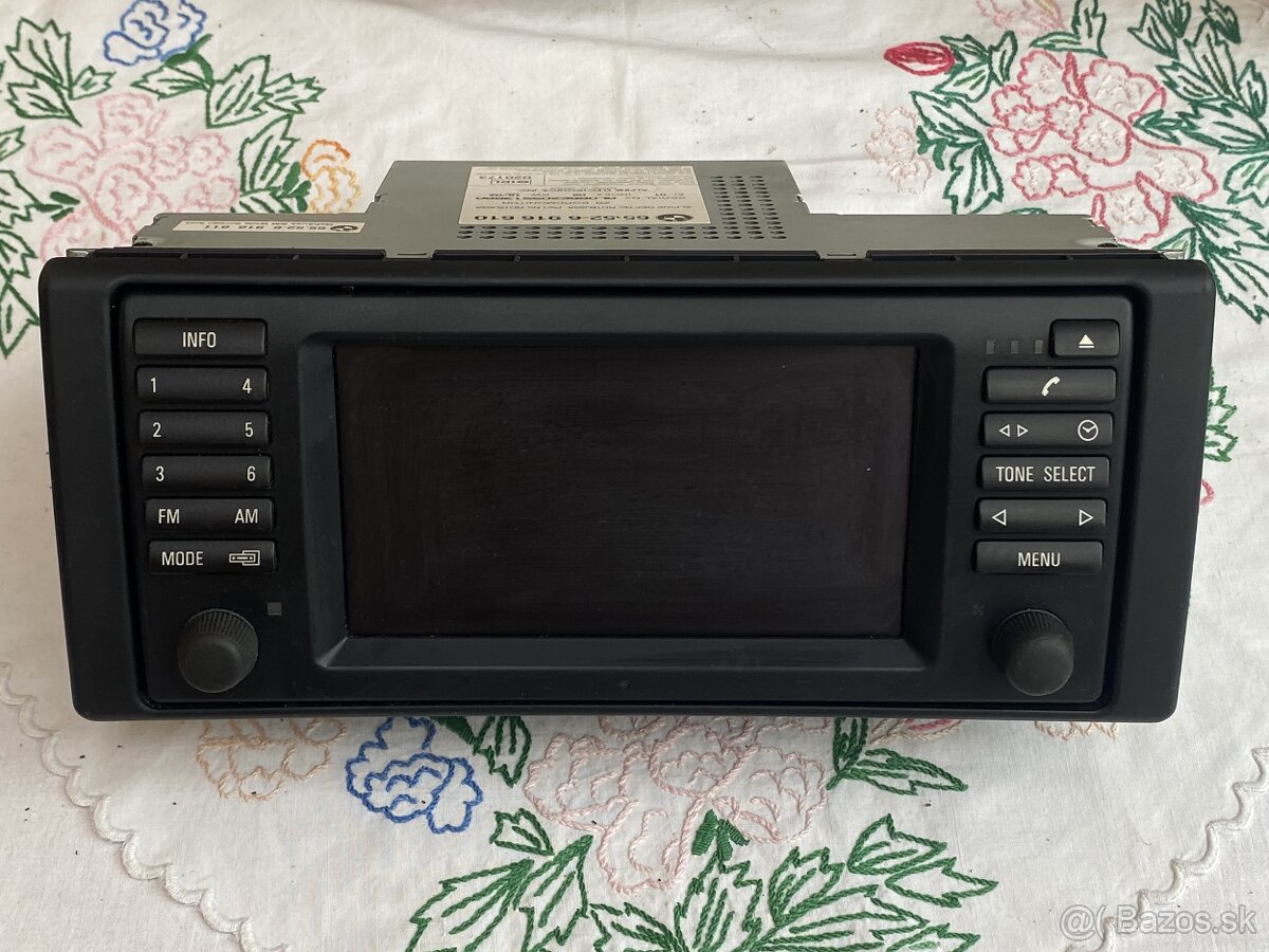 BMW OEM Radio Displej LCD, BM54 modul, DVD MK4 GPS mechanika