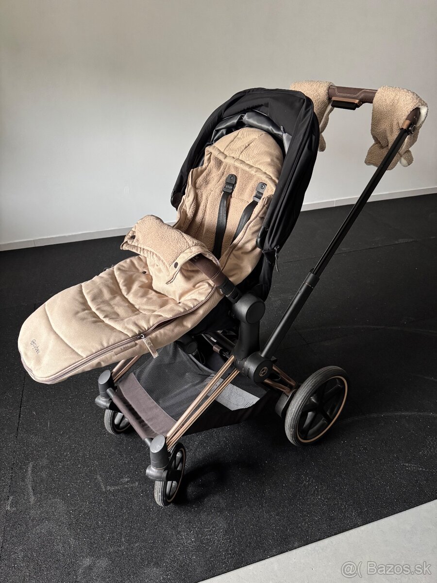 Cybex E-priam Deep black + rosegold 2023