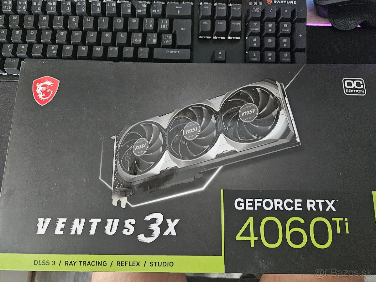 Nvidia GeForce RTX 4060 Ti 8GB Ventus 3x