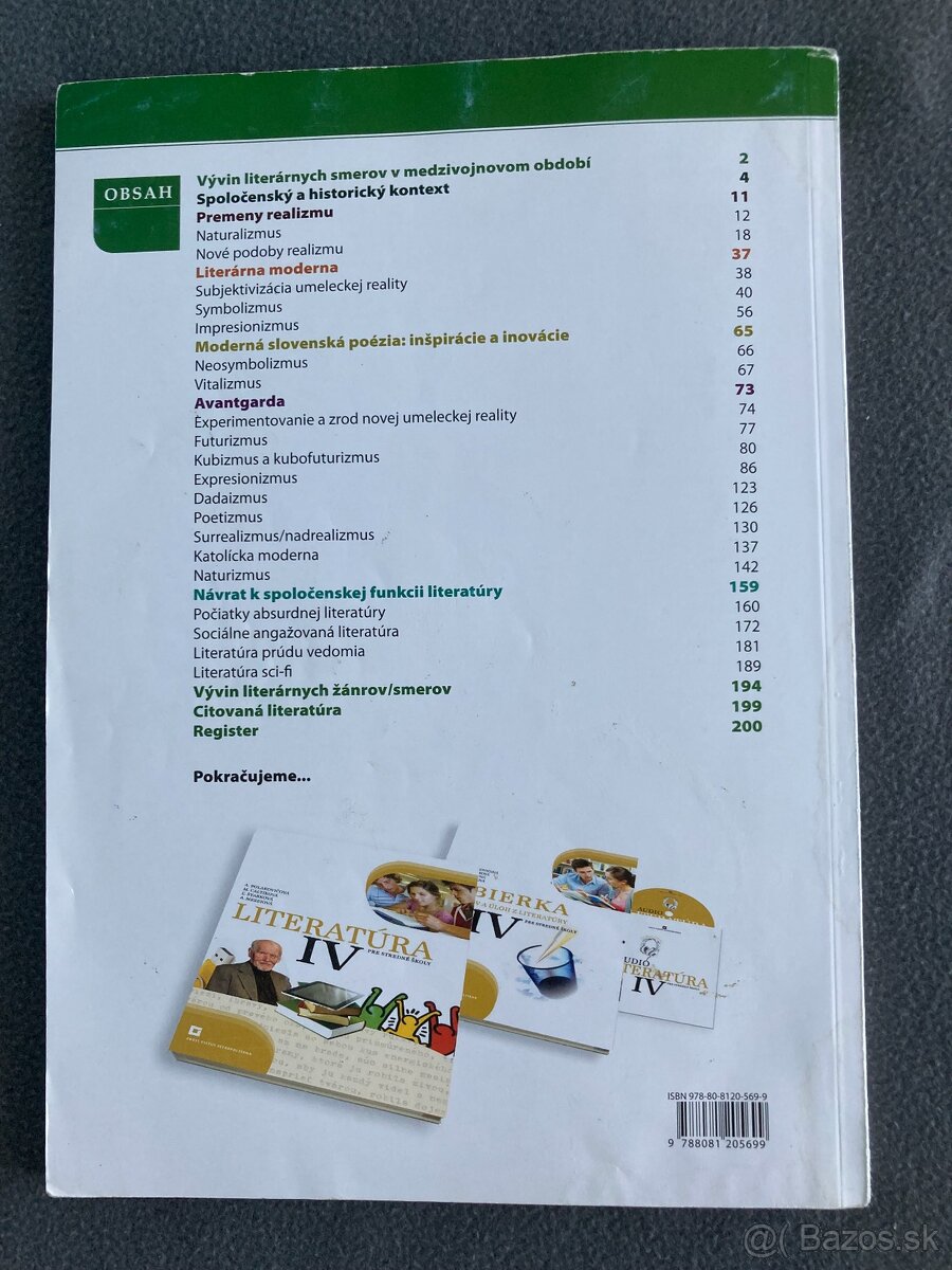 Literatúra pre stredné školy (so zvýraznením) (III.)