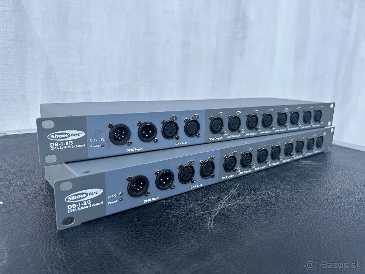 Showtec DB 1-8/3 DMX Splitter