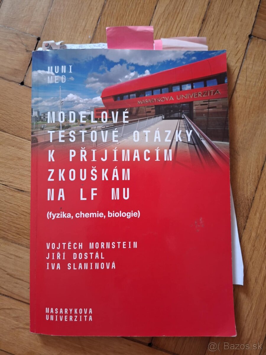 Podklady k maturite/ prijímačkám na lekárske fakulty v Česku