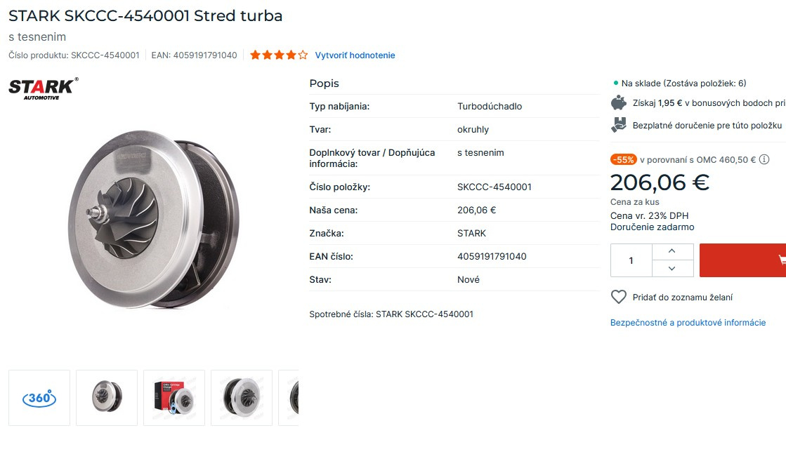 Fiat turbo stred