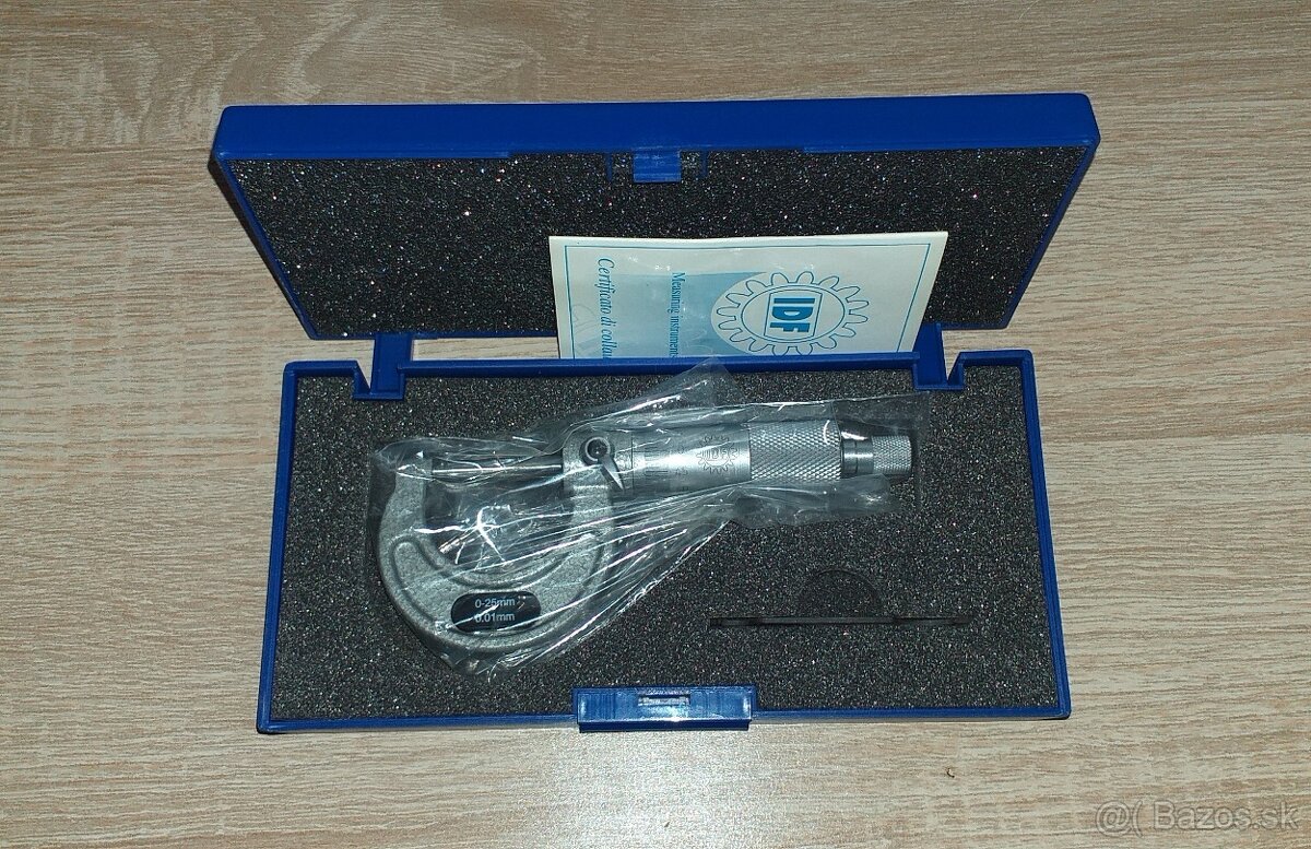 Mikrometer 0-25 mm na predaj