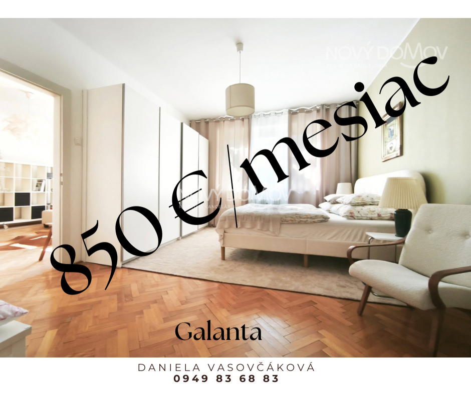 P R E N Á J O M - 850 €/mesiac