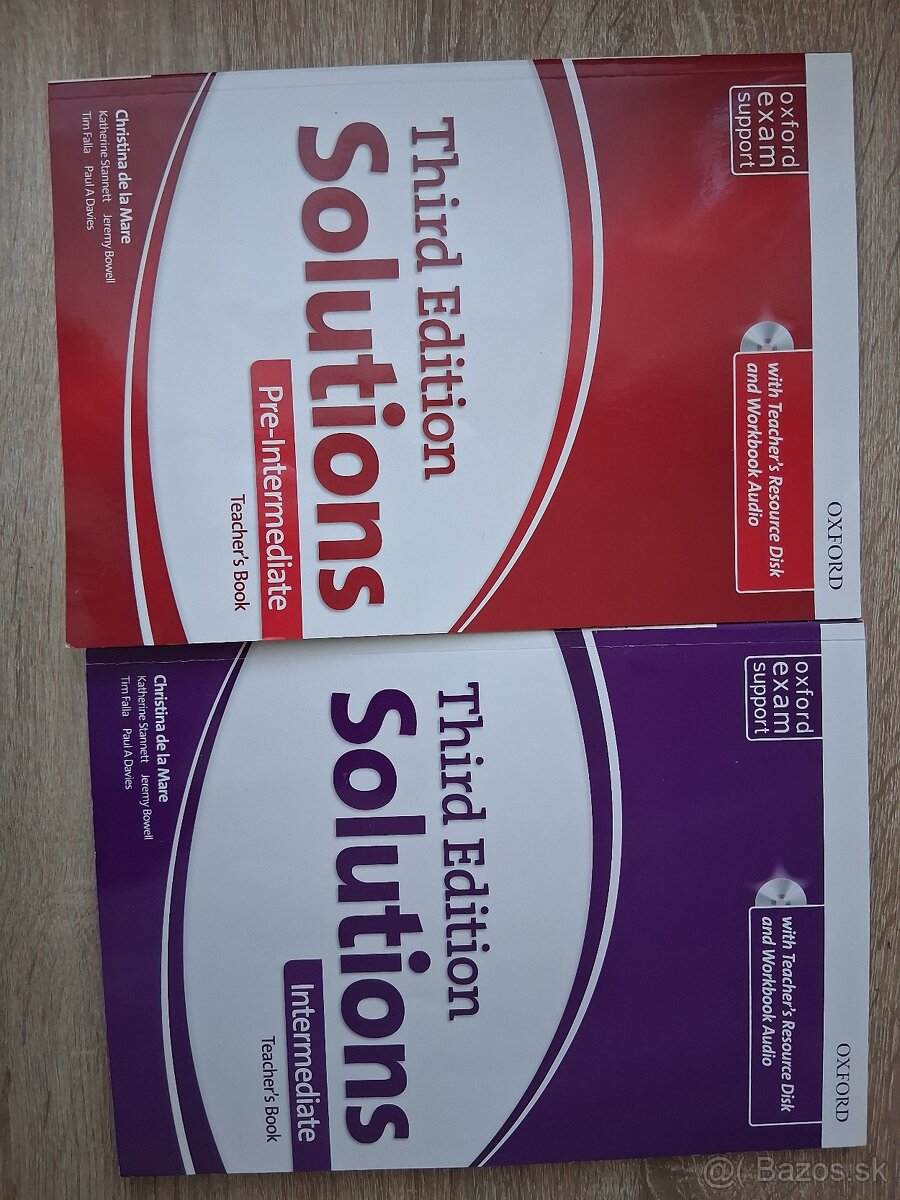 Predám nové učiteĺské príručky z angličtiny