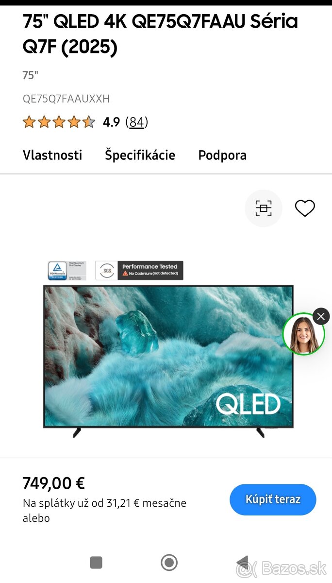 TV samsung