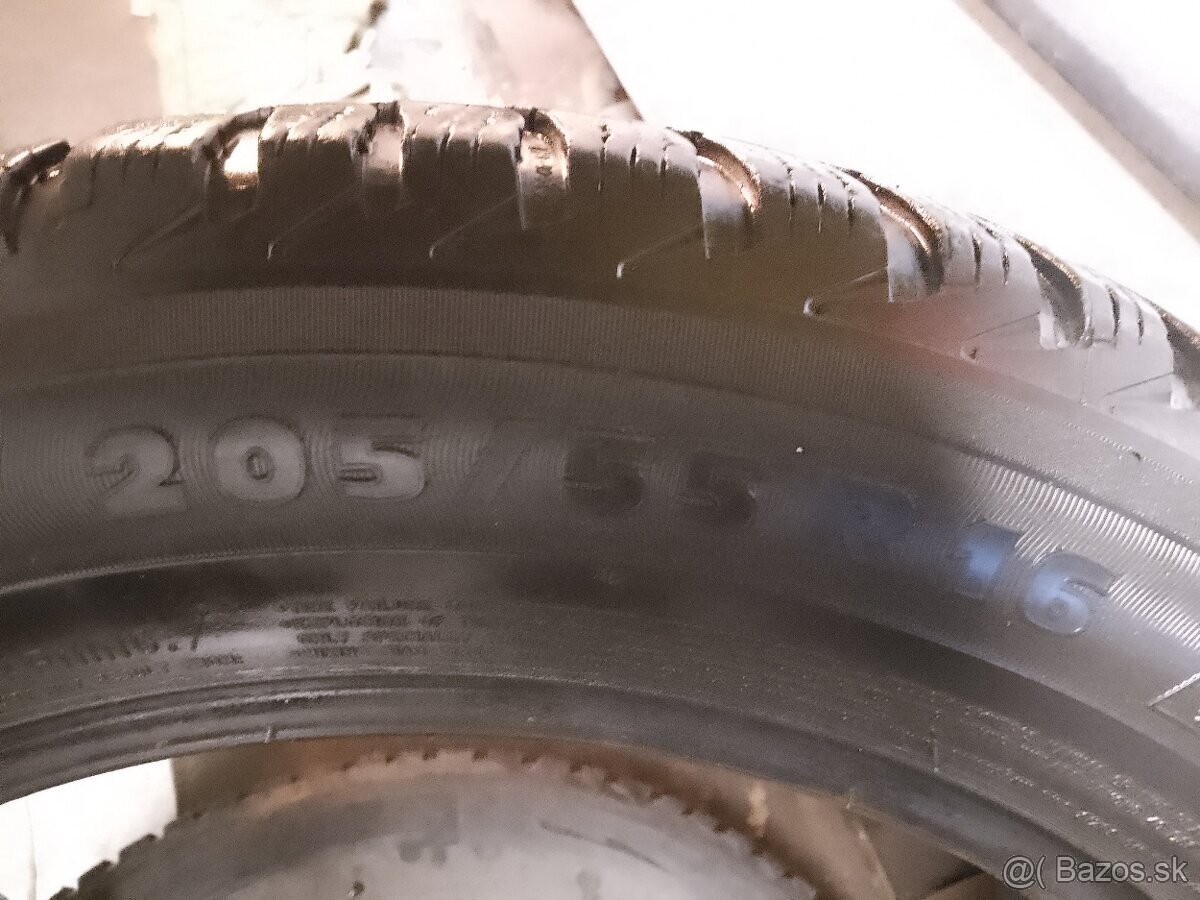 2x zimné pneumatiky 205/55 r16
