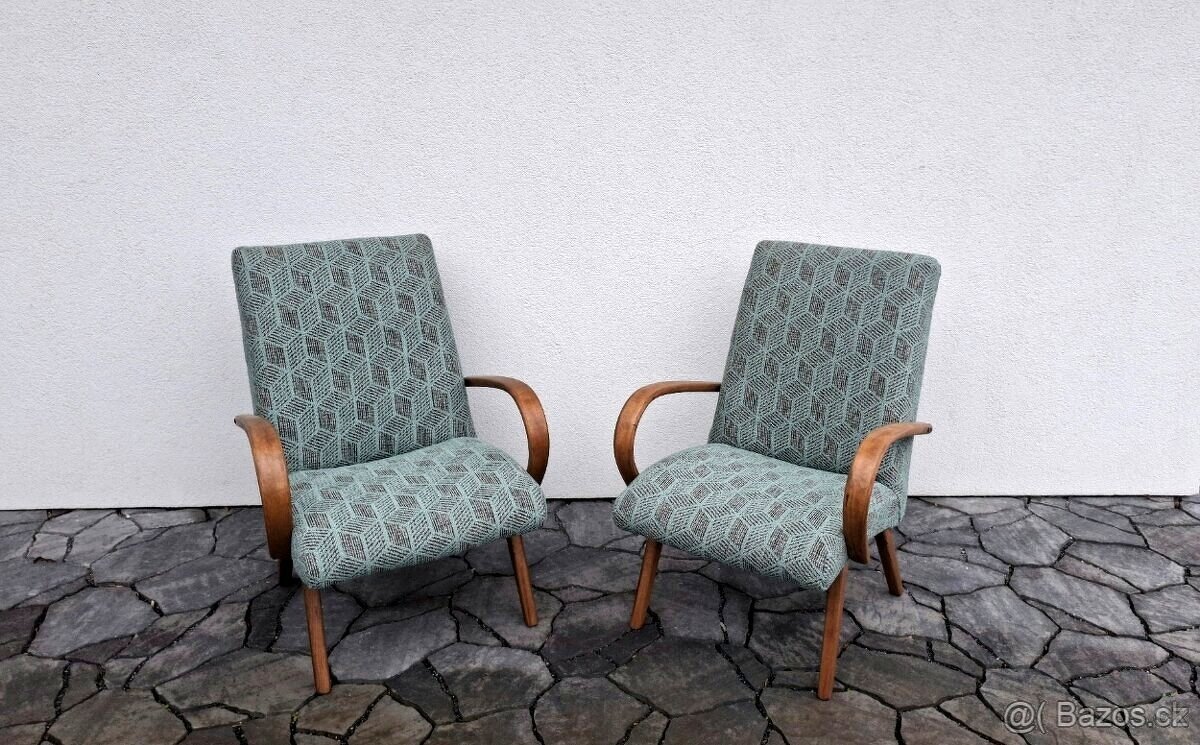 Retro křesílka TON - J. Šmídek