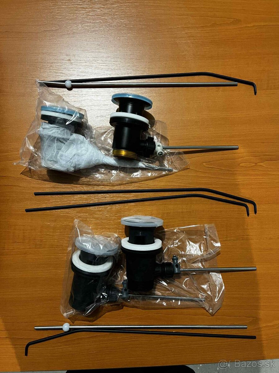 Click-Clack k bateriám Hansgrohe