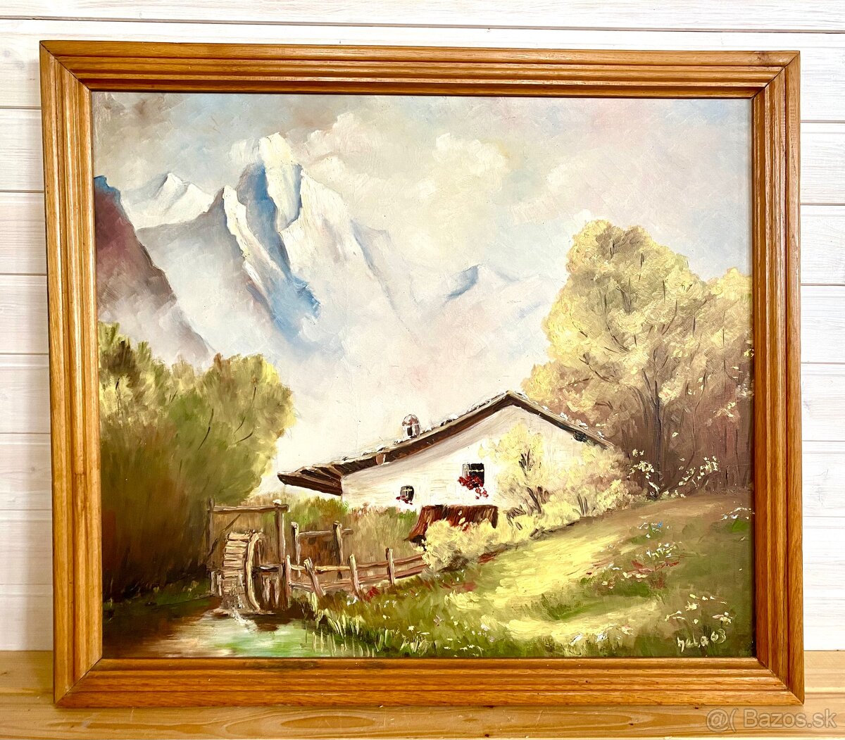 Starý obraz, olejomalba