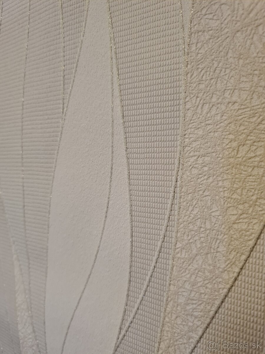 Predaj tapeta vliesova biela - 17.34m2