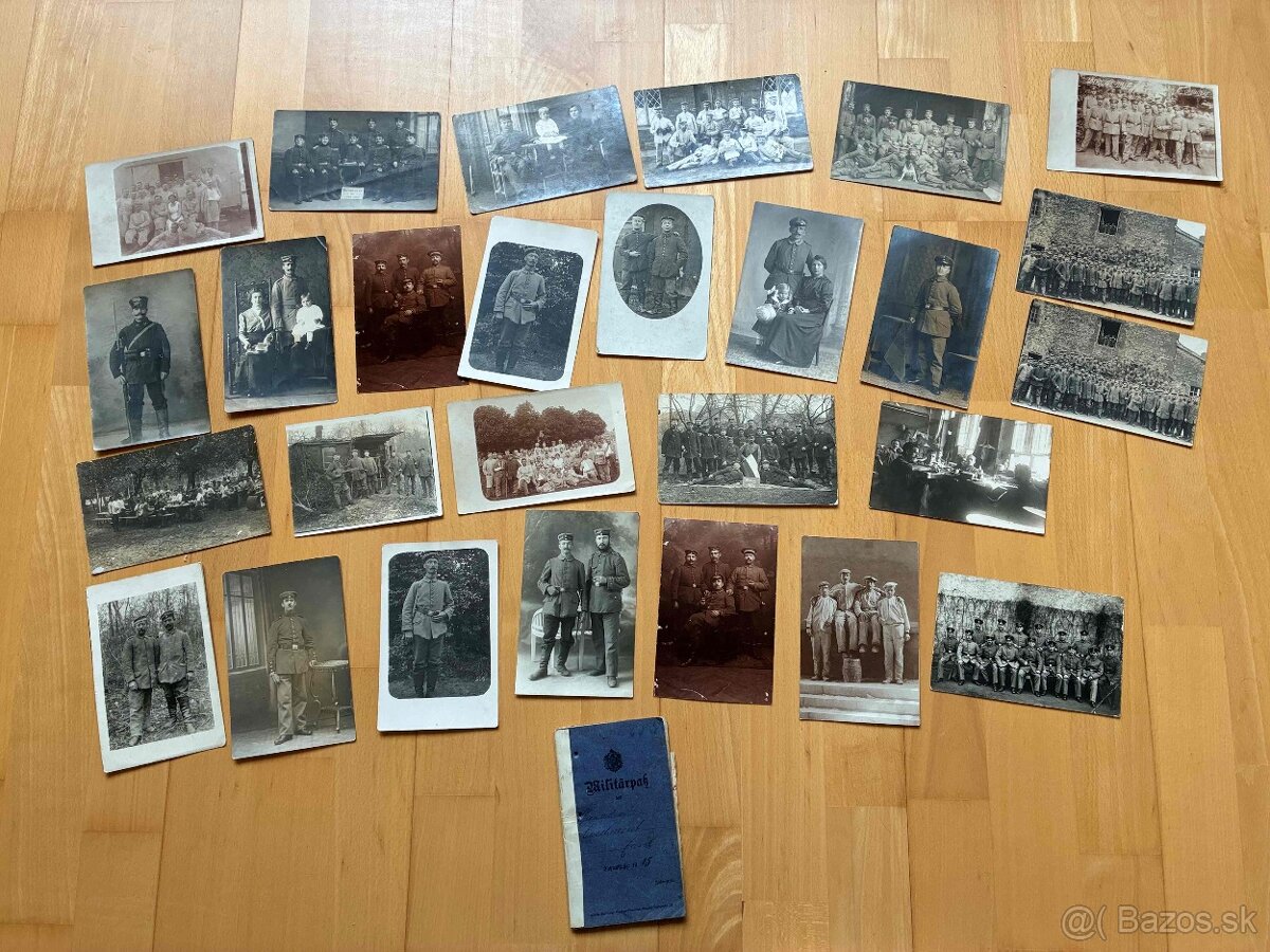 Nemecká vojenská knižka a foto WW1