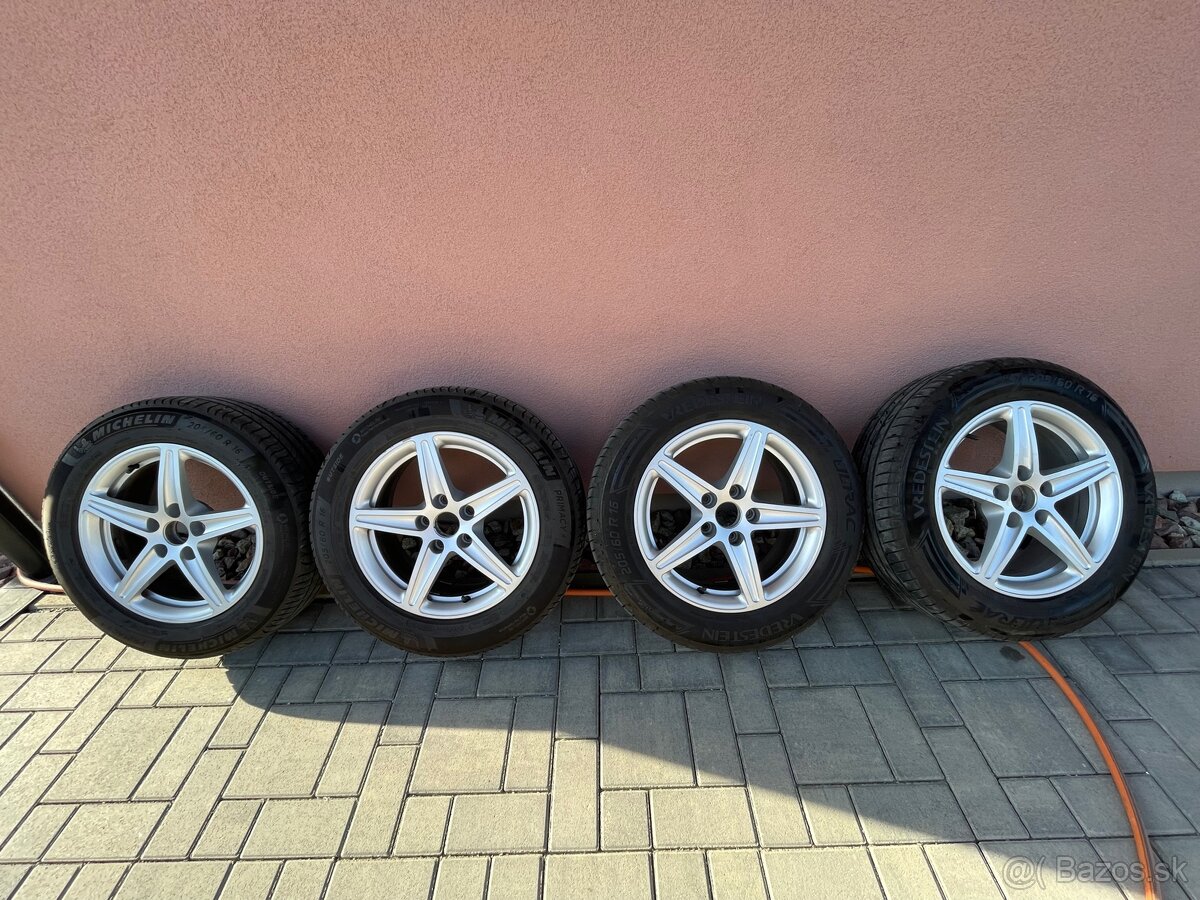 Elektriny originál Audi R16 + letné pneumatiky