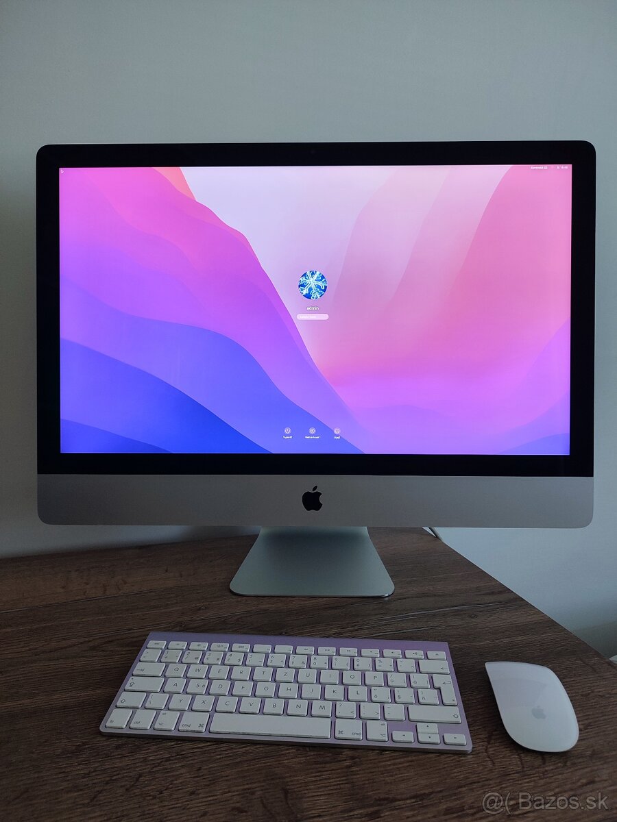 Predám iMac Retina 5K 27", late 2015 - 16GB RAM, 3.2 GHz i5