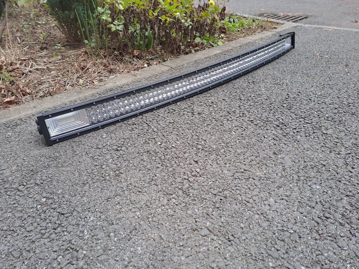 Led rampa 729W - 130cm Zaoblená - 3 radová Homologizovaná