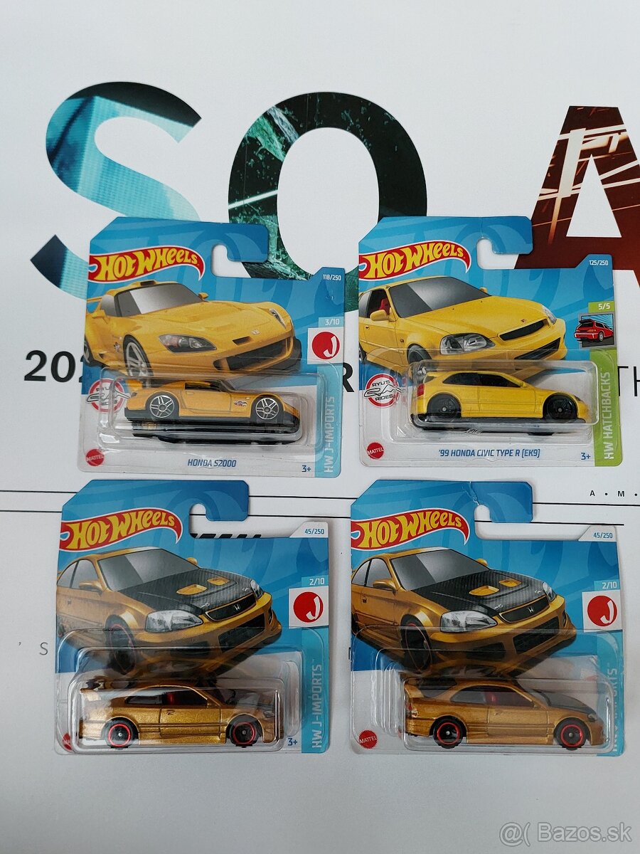 Kolekcia Honda HotWheels