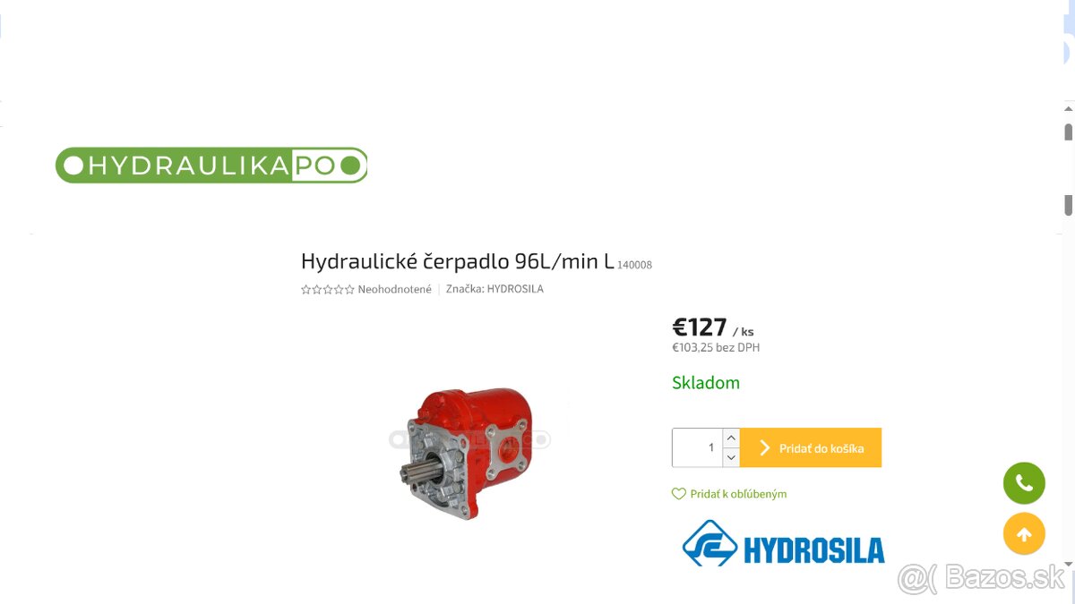 Hydraulické čerpadlo