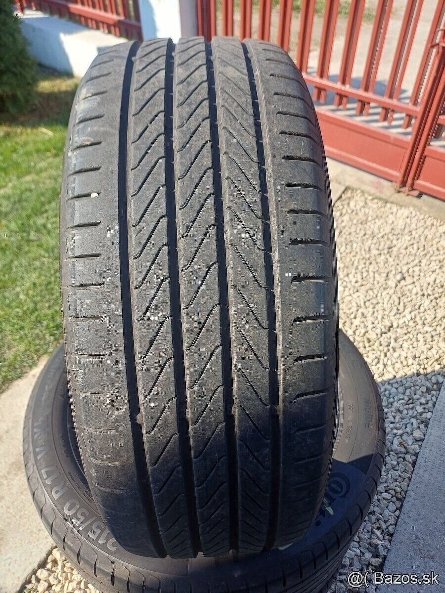 215/50 r17 letné pneumatiky ,Continental