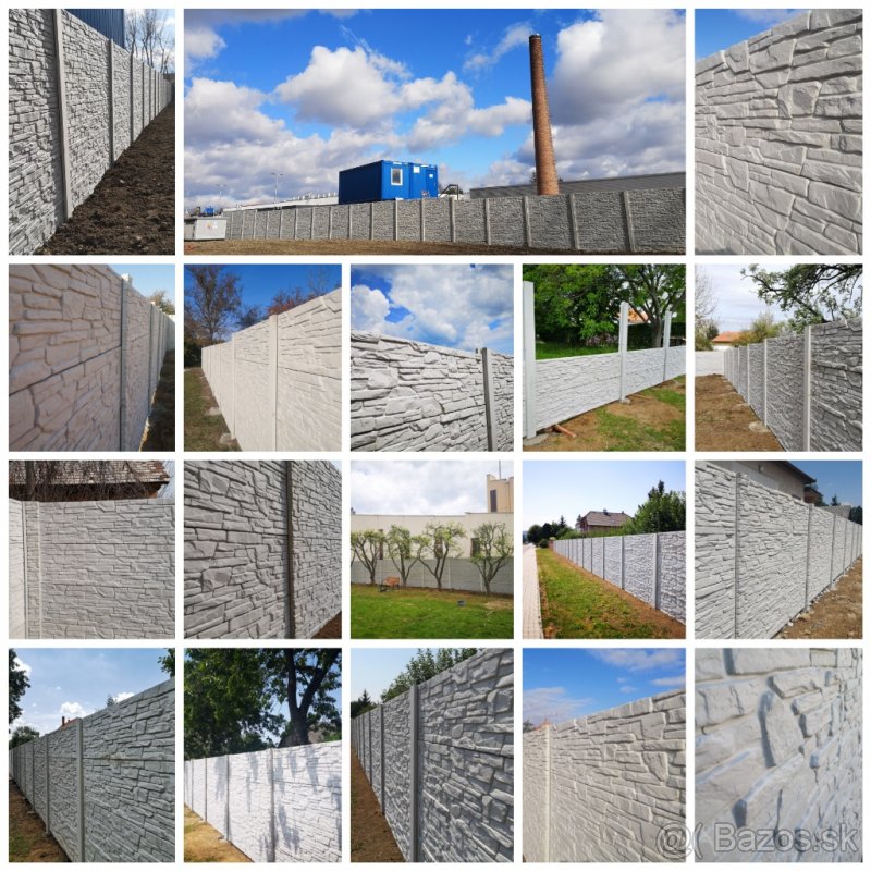 Betónové ploty - nadštandardná kvalita a dizajn