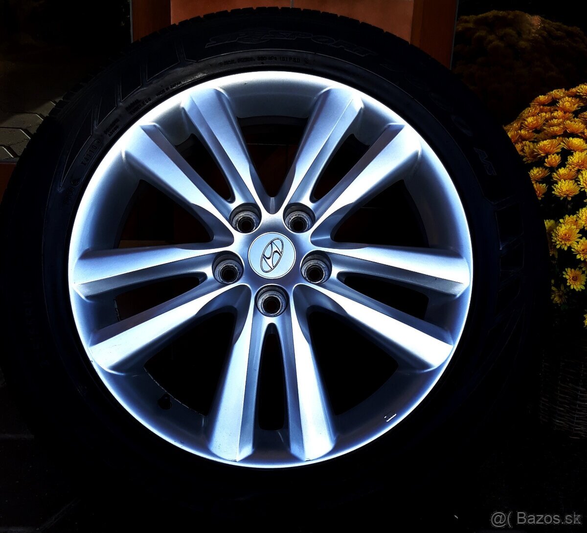 alu R18 5x114,3 orig. Hyundai + Kia, letné pneu 225/40