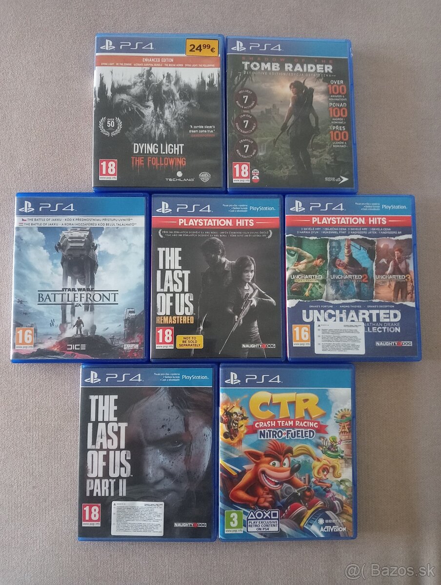 Predám alebo vymením hry na PS4/PS5