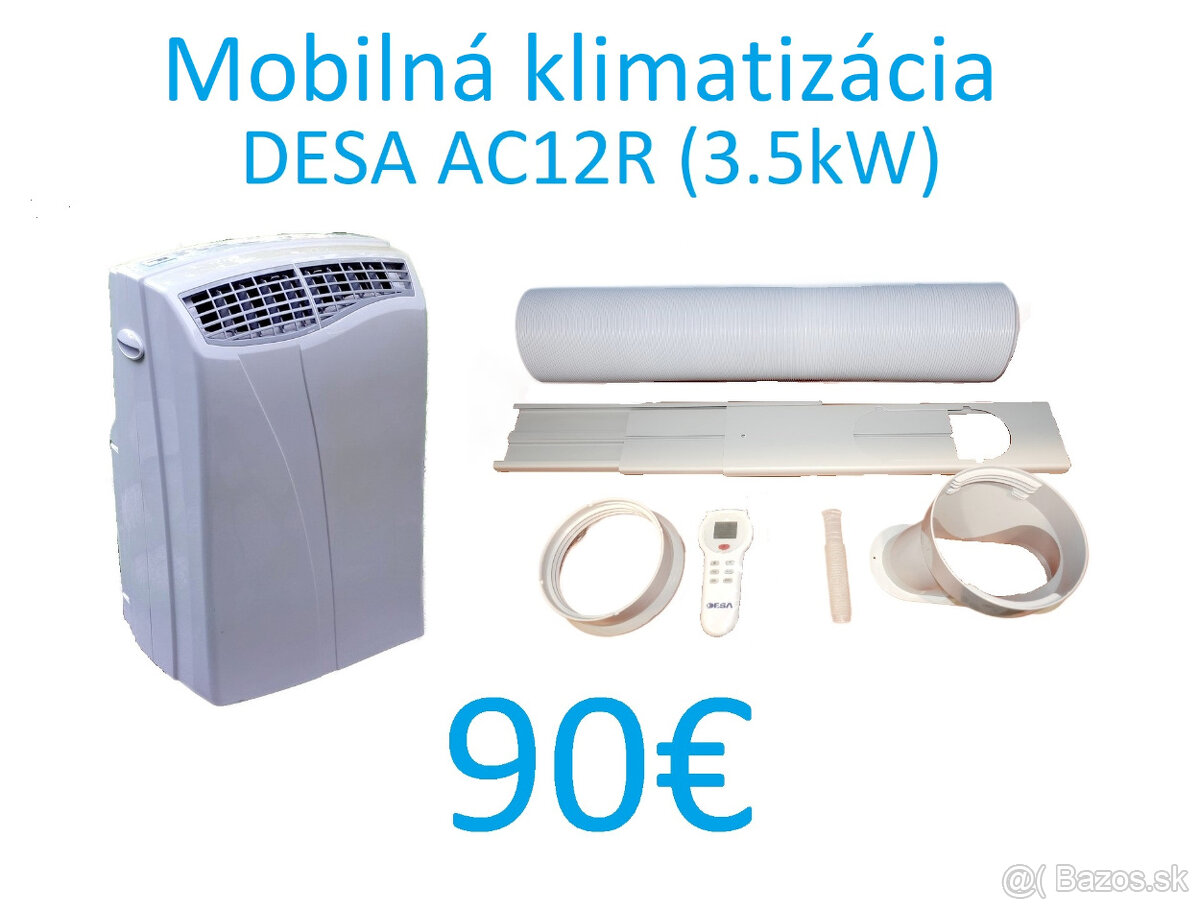 Mobilná klimatizácia DESA AC12R (3.5kW)