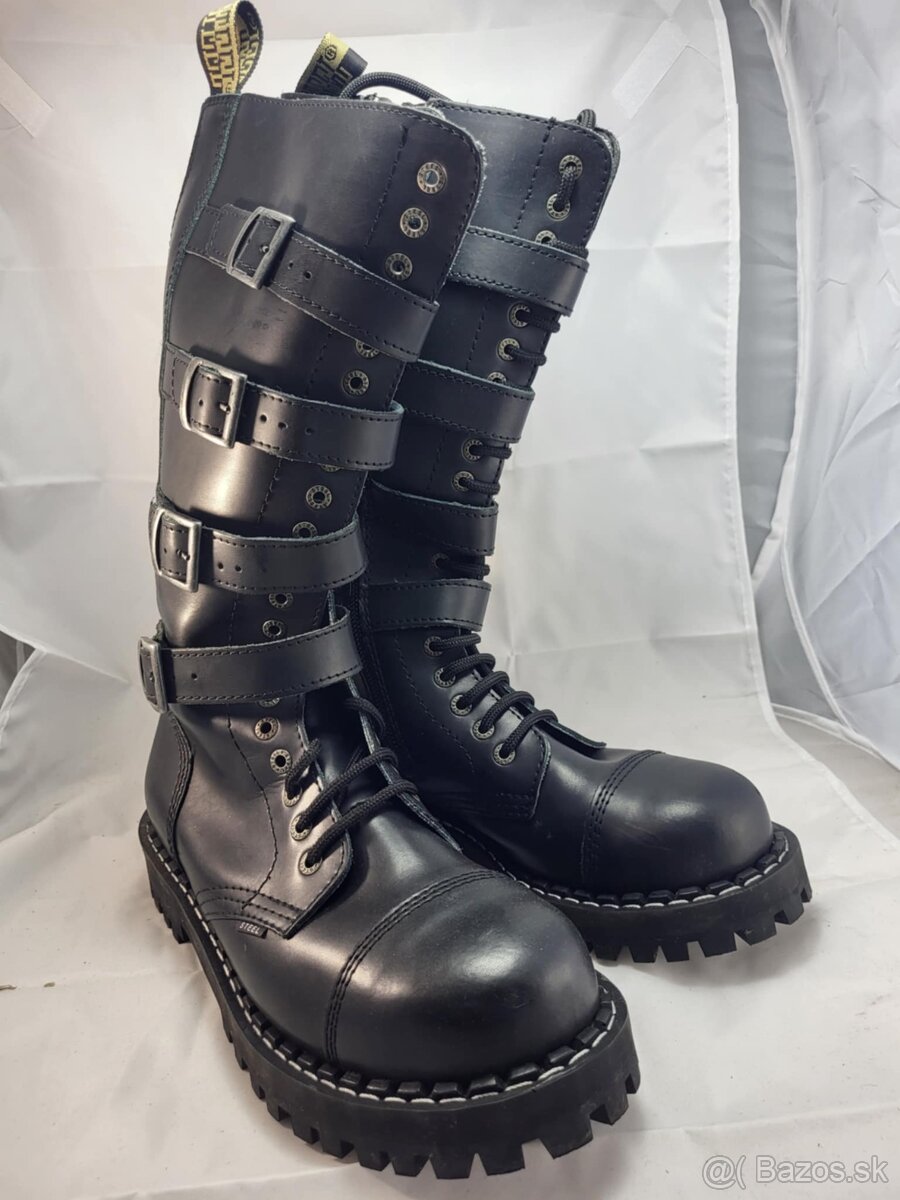 STEEL 20 dierkové čierne 43 so zipsom